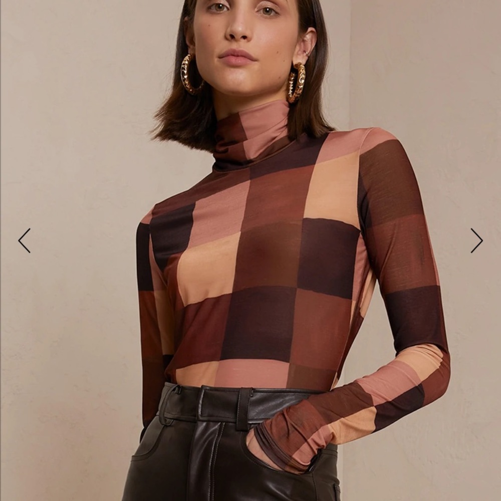 NWT ALC mock neck jersey top